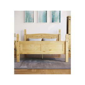 Vida Designs Corona King Size Bed High Foot End Bedroom Furniture - thumbnail 3