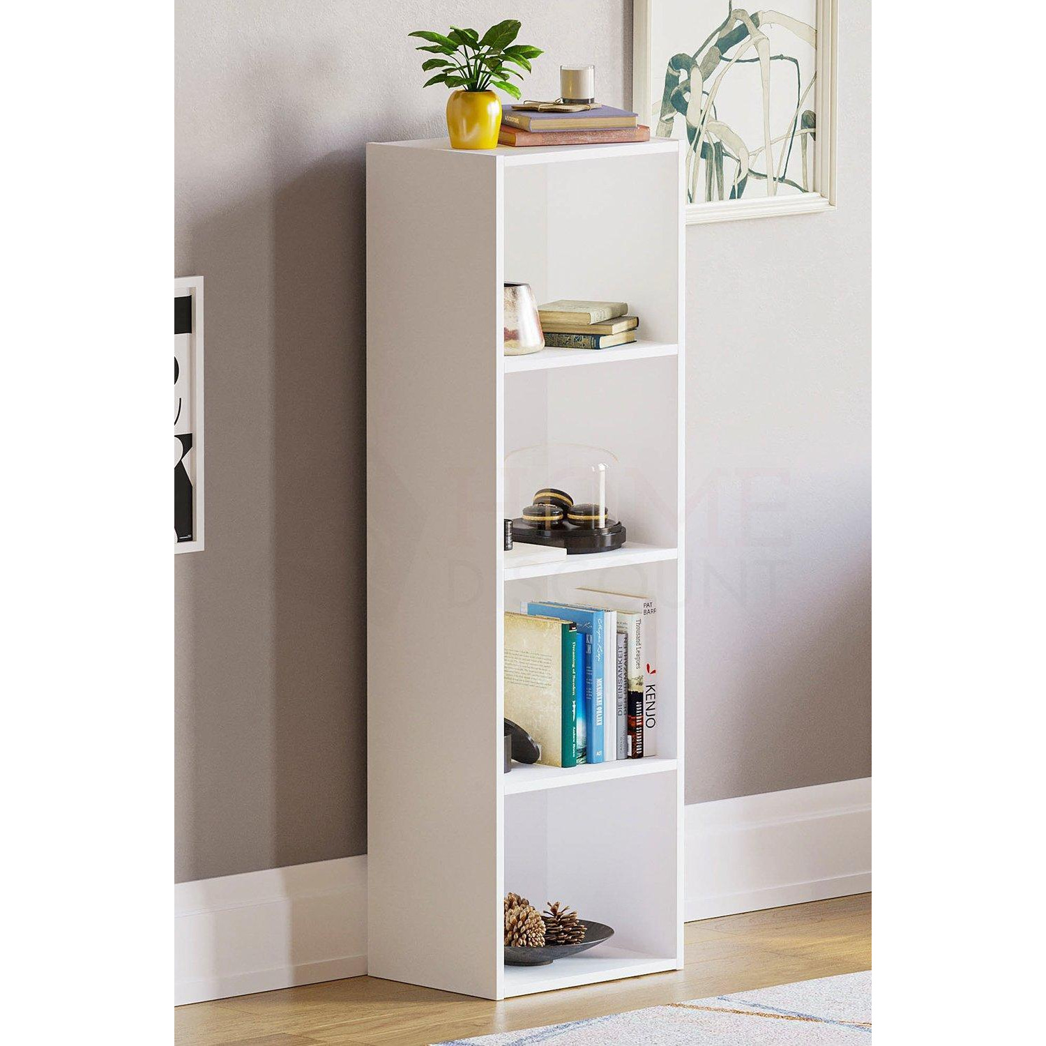 Vida Designs Oxford 4 Tier Cube Bookcase Storage 1060 x 320 x 240 mm - image 1