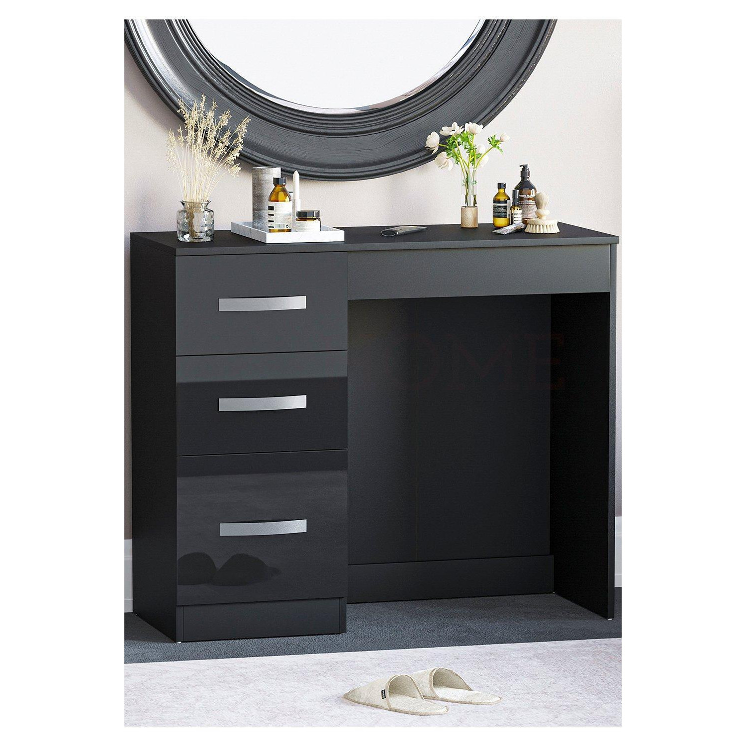 Vida Designs Hulio Dressing Table Storage Furniture MDF 790 x 930 x 380 mm - image 1