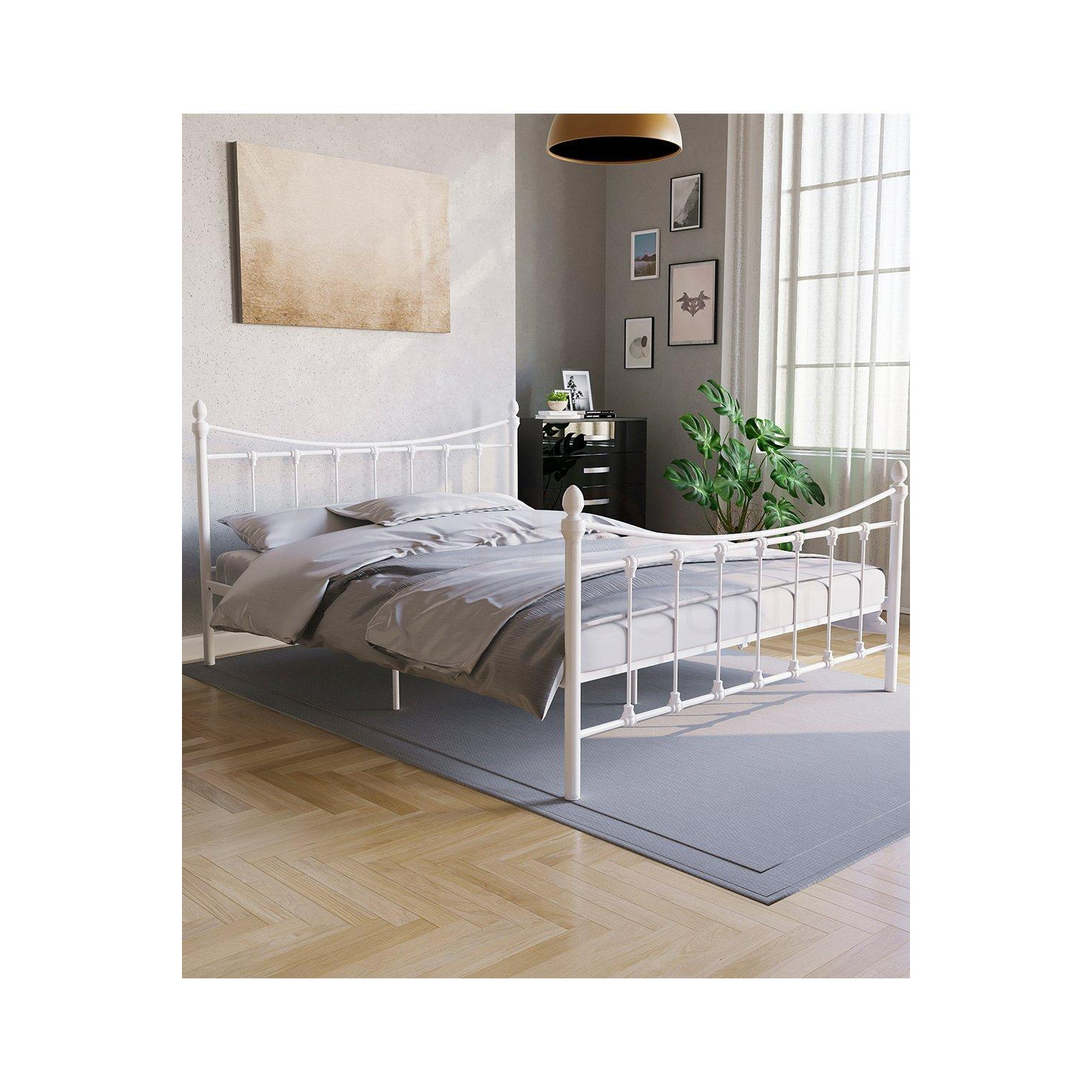 Vida Designs Paris King Size Metal Bed Frame 985 x 1590 x 2095 mm - image 1
