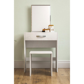 Vida Designs Isla Dressing Table Set with Built-in Mirror And Stool - thumbnail 3