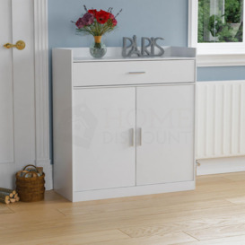 Vida Designs Dalby 2 Door 1 Drawer Shoe Cabinet Storage 900 x 820 x 340 mm