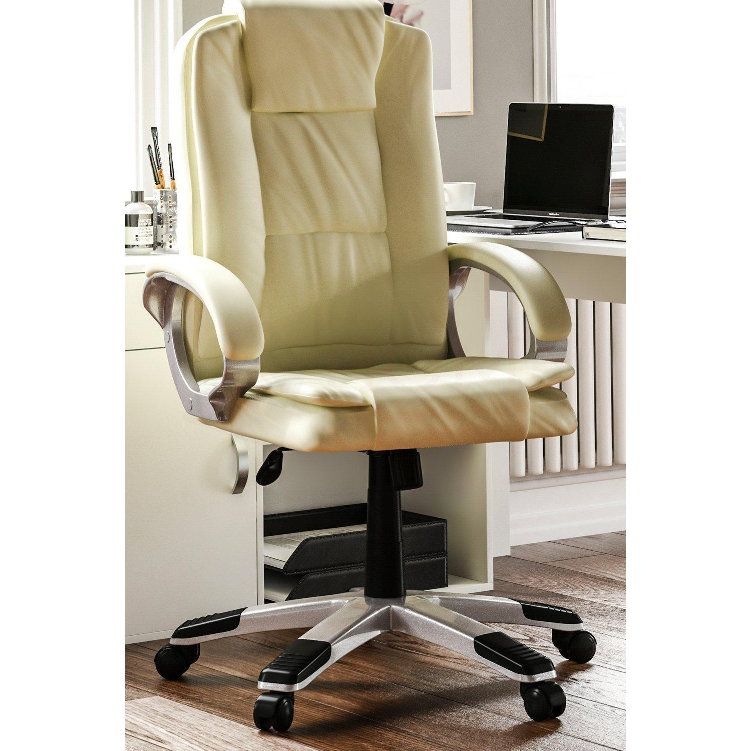 Vida Designs Charlton Executive Adjustable Office Chair Backrest Armrest Ergonomic - image 1