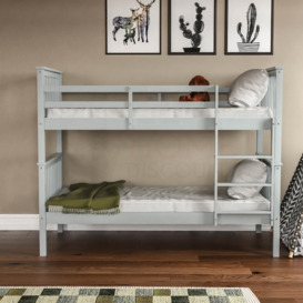 Vida Designs Milan Bunk Bed Frame Bedroom Furniture - thumbnail 3