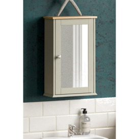Bath Vida Priano 1 Door Mirrored Wall Cabinet With Shelf Storage Bathroom Furniture 530 x 340 x 150 mm - thumbnail 1