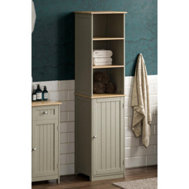 Bath Vida Priano 1 Door 2 Shelves Tall Cabinet Storage Bathroom Furniture 1600 x 400 x 380 mm - thumbnail 1