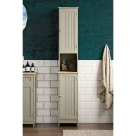 Bath Vida Priano 2 Door Tall Cabinet Cupboard Bathroom Storage 1700 x 320 x 300 mm - thumbnail 3