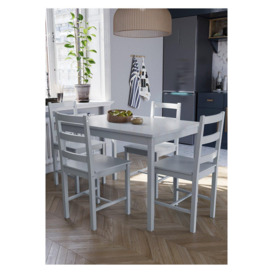 Vida Designs Yorkshire 4 Seater Dining Set Kitchen Furniture