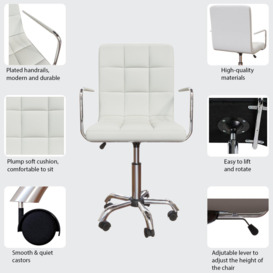 Vida Designs Calbo Adjustable Office Chair Backrest Armrest Ergonomic - thumbnail 3