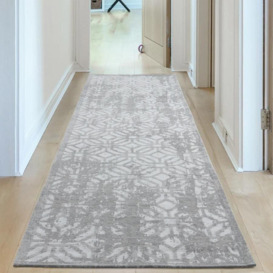 Carina Collection Modern Washable Rugs in Grey - 6932 - thumbnail 2