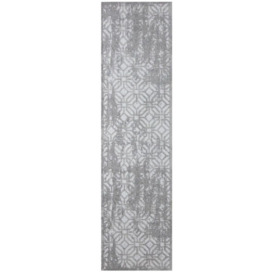 Carina Collection Modern Washable Rugs in Grey - 6932