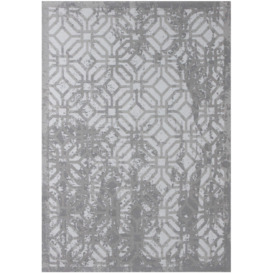 Carina Collection Modern Washable Rugs in Grey - 6932 - thumbnail 2