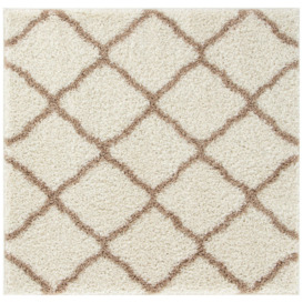 Myshaggy Collection Rugs Moroccan Design in Ivory Beige - 385 IB - thumbnail 1