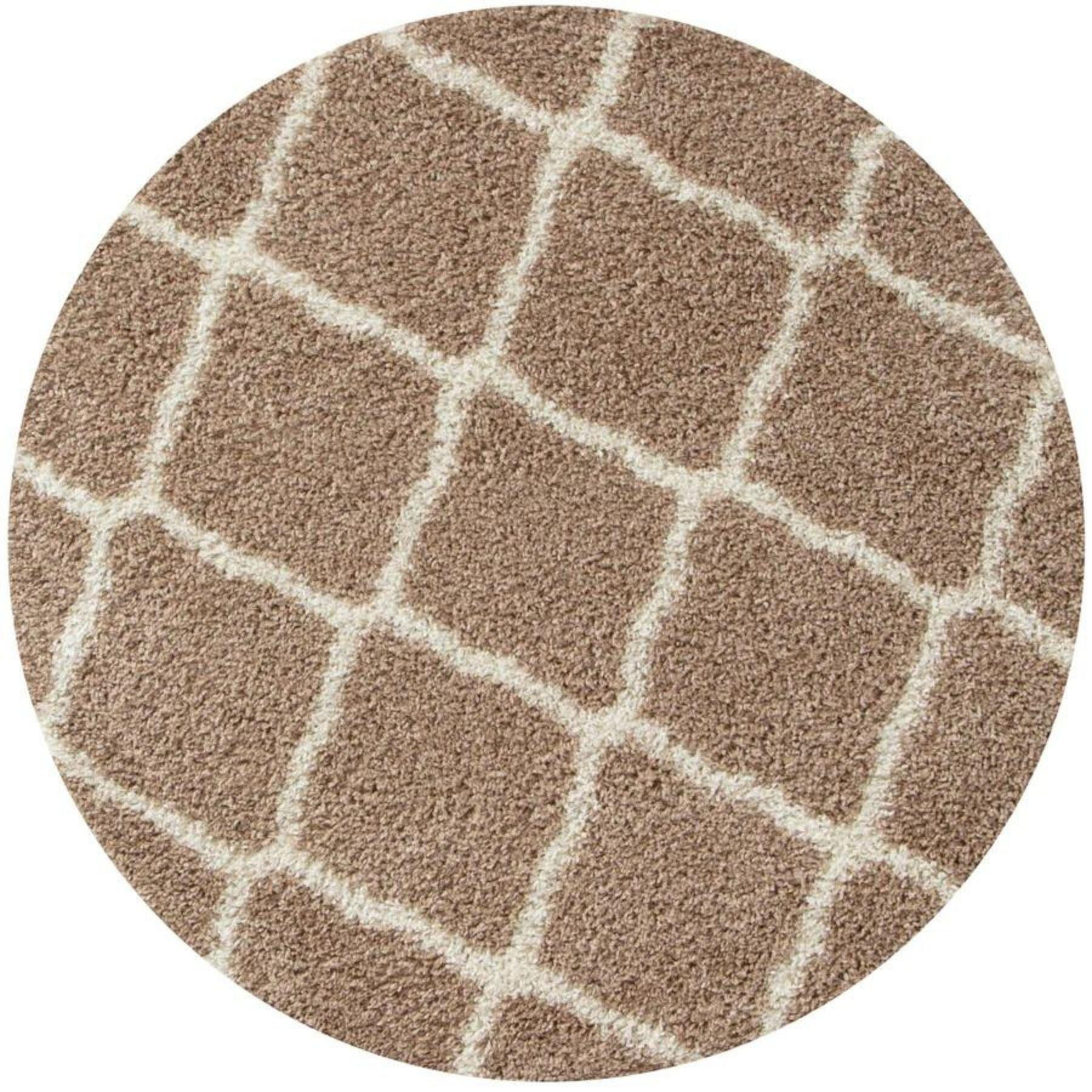 Myshaggy Collection Rugs Moroccan Design in Beige - 385 BI - image 1