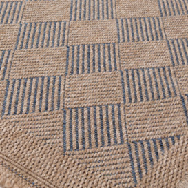 Nature Collection Outdoor Rug in Blue - 5300B - thumbnail 2