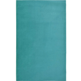 Maestro Collection Solid Design Rug in Duck Egg Blue