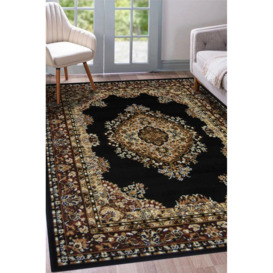 Maestro Collection Traditional Design Rug in Black - 4470 B11 - thumbnail 2