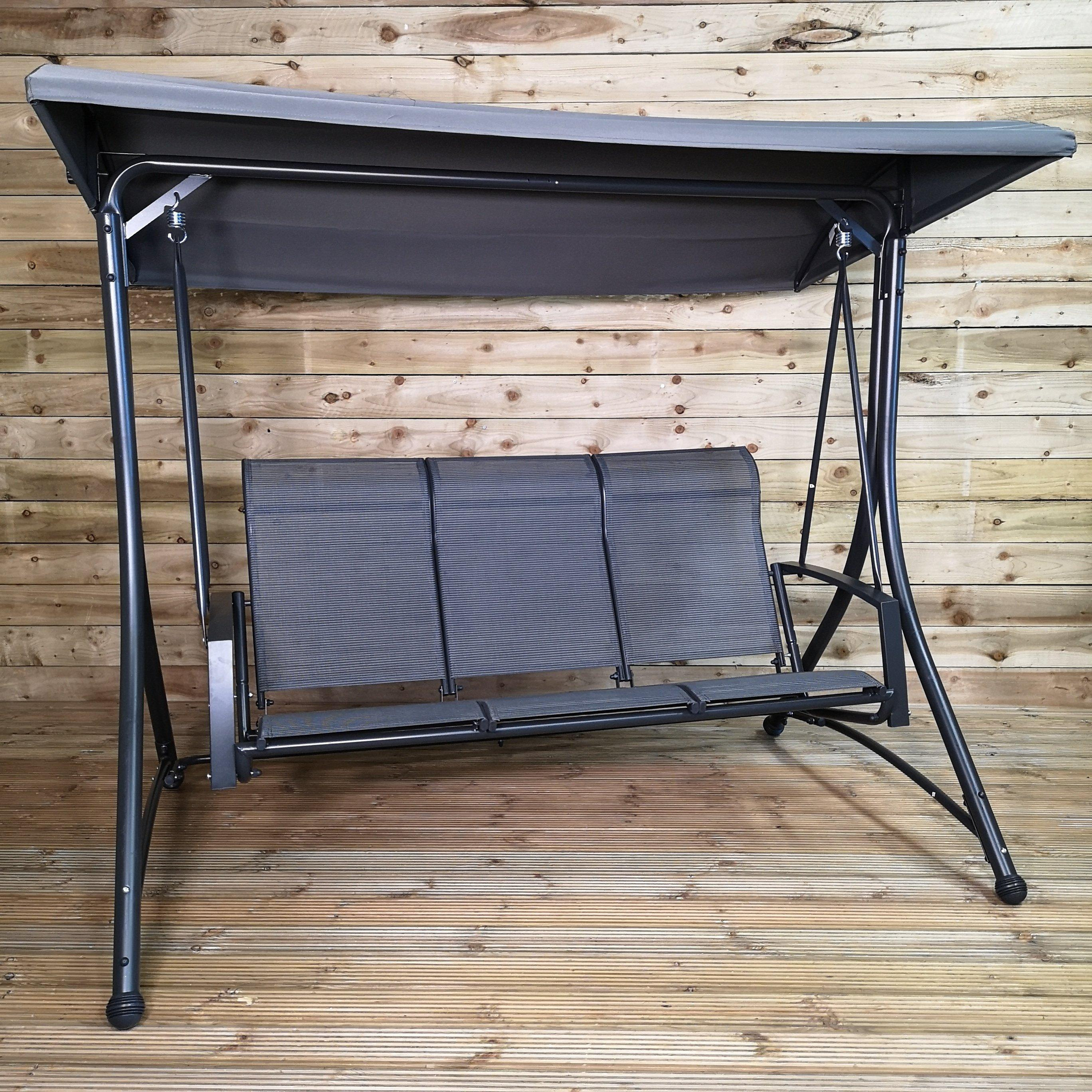 Suntime Havana Charcoal Grey Seat Garden Swing Seat by Debenhams