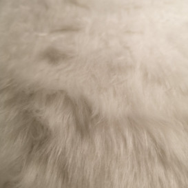 1m Plain White Fur Fabric Christmas Tree Skirt - thumbnail 2
