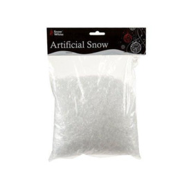5 oz Clear Artificial / Fake Snow Shred for Christmas Scene