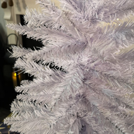 5ft (150cm) White Pencil Pine Christmas Tree with 236 Tips - thumbnail 2