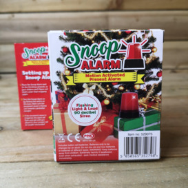 Motion Activated Christmas Present Snoop Alarm With A Flashing Light And 90 Decibel Siren - thumbnail 1