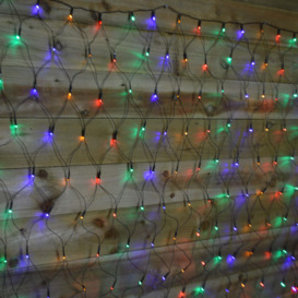 1.7m x 1.2m 180 LED Premier Indoor Outdoor Multifunction Christmas Net Light with Timer in Multicoloured - thumbnail 3