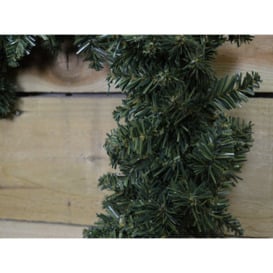 50cm x 55cm Luxury Heart Shaped Pine Christmas Door Wreath in Plain Green - thumbnail 2