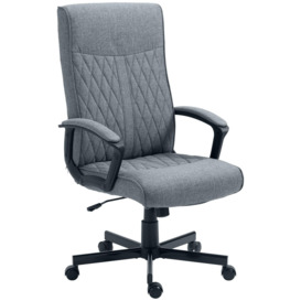 Home Office Chair High Back Swivel Computer Chair for Bedroom Study - thumbnail 2