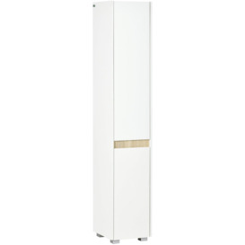 Tall Bathroom Cabinet Modern Freestanding Tallboy Adjustable Shelves - thumbnail 1