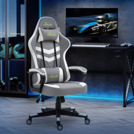 Racing Gaming Chair with Lumbar Support, Headrest, Gamer Office Chair - thumbnail 2