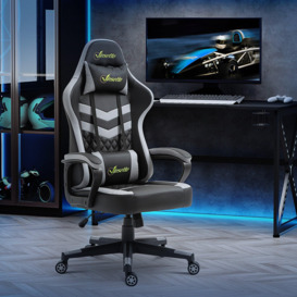 Racing Gaming Chair with Lumbar Support, Headrest, Gamer Office Chair - thumbnail 3