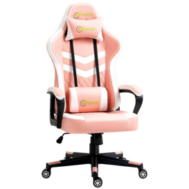 Racing Gaming Chair with Lumbar Support, Headrest, Gamer Office Chair