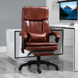 Ergonomic Office Chair with 7 Massage Points Headrest Armrest Footrest - thumbnail 2