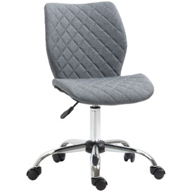 Ergonomic Mid Back Office Chair Height Adjustable Home Office - thumbnail 1