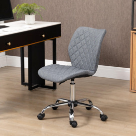 Ergonomic Mid Back Office Chair Height Adjustable Home Office - thumbnail 2
