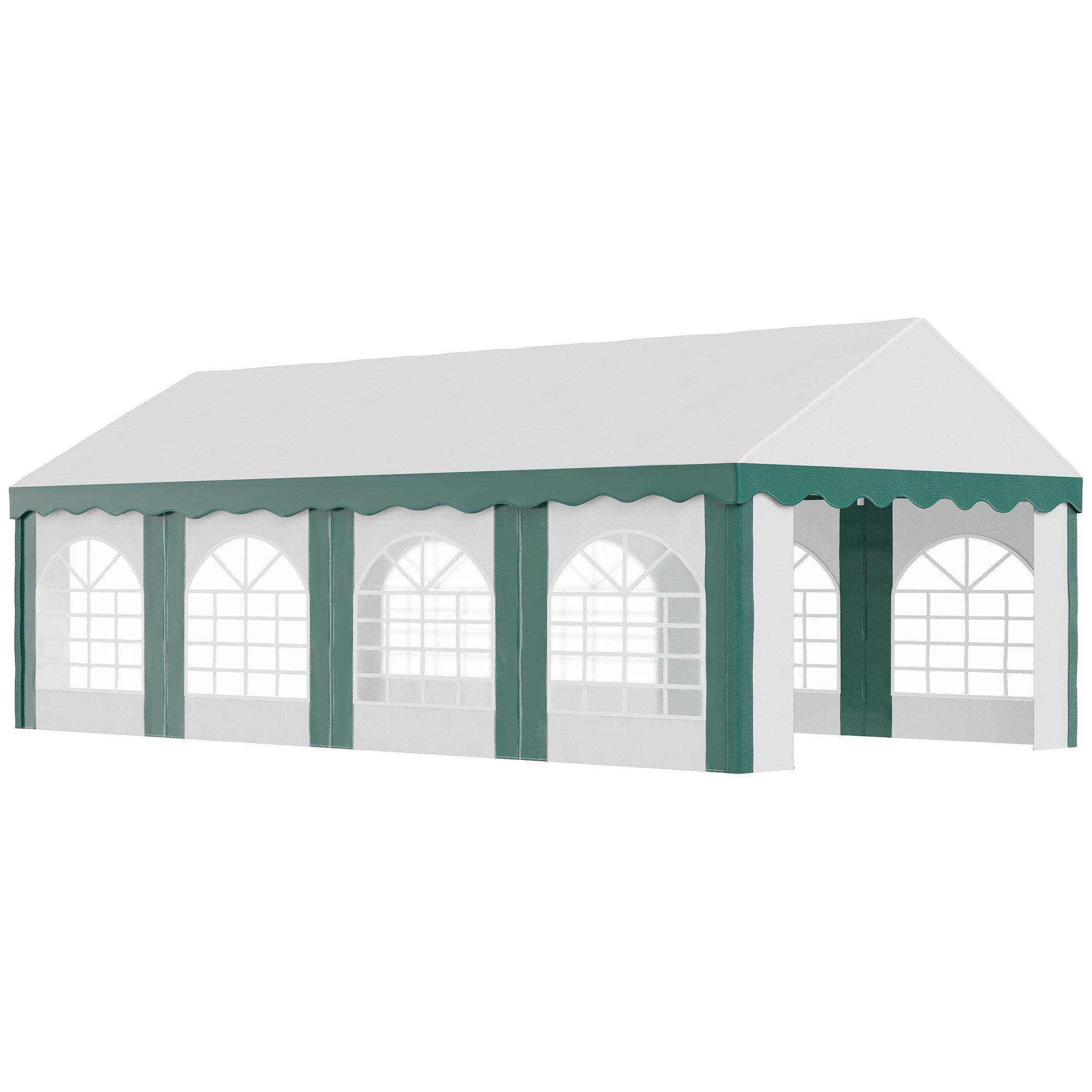 Marquee Gazebo, Party Tent with Sides and Double Doors - image 1