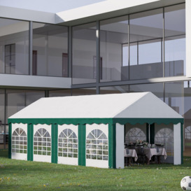 Marquee Gazebo, Party Tent with Sides and Double Doors - thumbnail 2