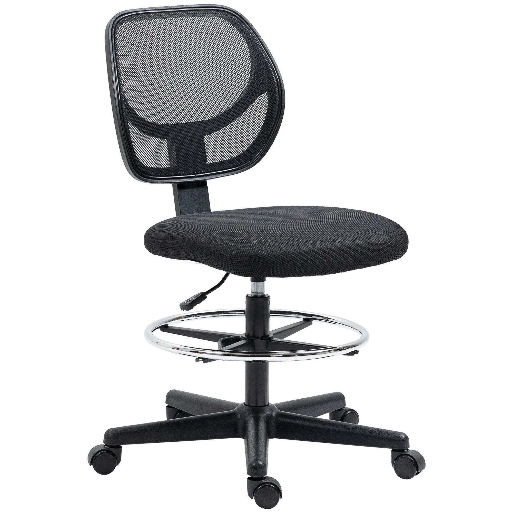 Office Chair Draughtsman Chair with 360° Wheels for Standing Desk - image 1