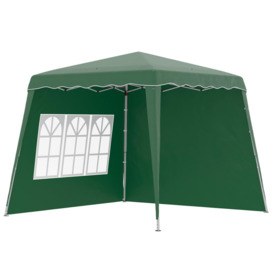 UV50+ Pop Up Gazebo Canopy Tent with Carry Bag, 2.4 x 2.4m