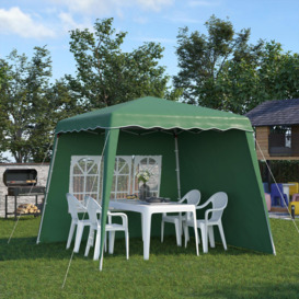 UV50+ Pop Up Gazebo Canopy Tent with Carry Bag, 2.4 x 2.4m - thumbnail 2