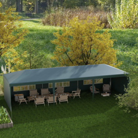 9m x 3m Outdoor Garden Gazebo Wedding Party Tent Canopy Marquee - thumbnail 2
