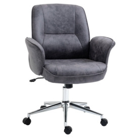 Swivel Computer Office Chair Mid Back Desk Chair Home Study Bedroom