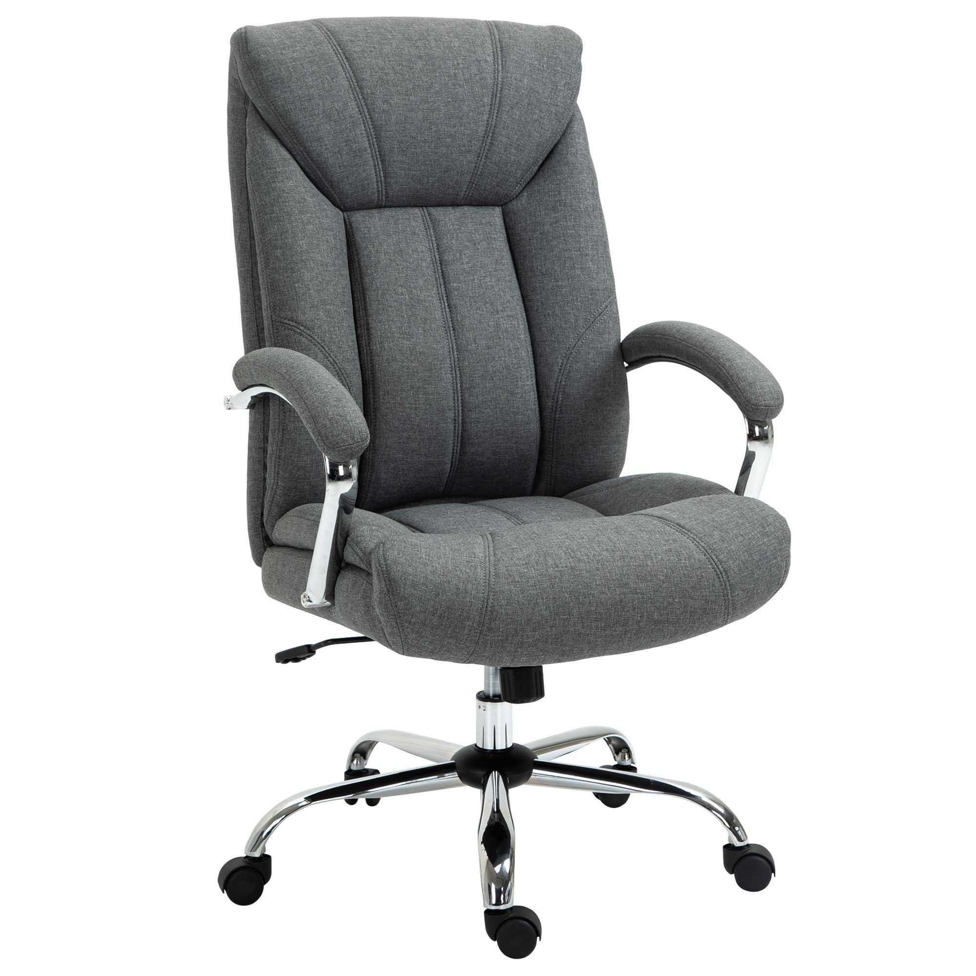 High Back Home Office Chair Computer Desk Chair with Arm, Swivel Wheels - image 1
