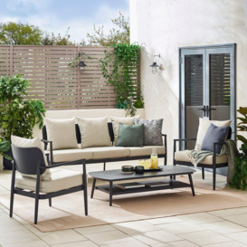 Outdoor Garden Furniture - Laguna Metal Garden Sofa Set with Cushions - thumbnail 2