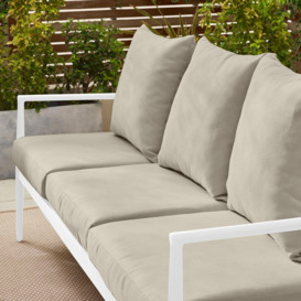 Outdoor Garden Furniture - Laguna Metal Garden Sofa Set with Cushions - thumbnail 3