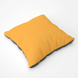 Cantaloupe Orange Floor Cushion - thumbnail 2