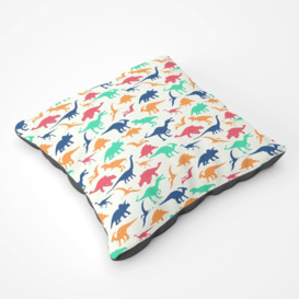 Multicoloured Dinosaurs Floor Cushion - thumbnail 1