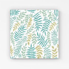 Multicolor Leafs And Branches Canvas