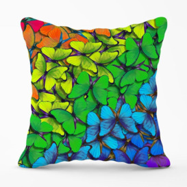 Multicoloured Butterflies Cushions